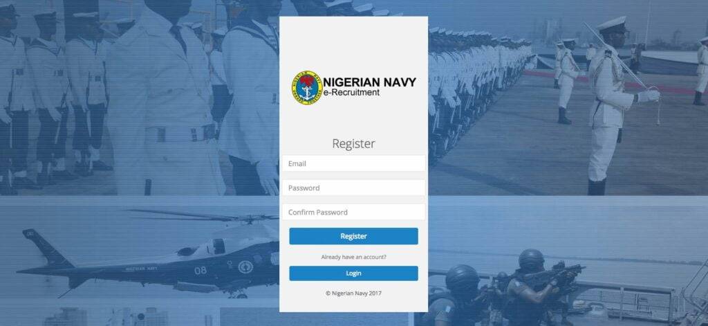 HOW TO APPLY FOR THE NIGERIAN NAVY RECRUITMENT ONLINE