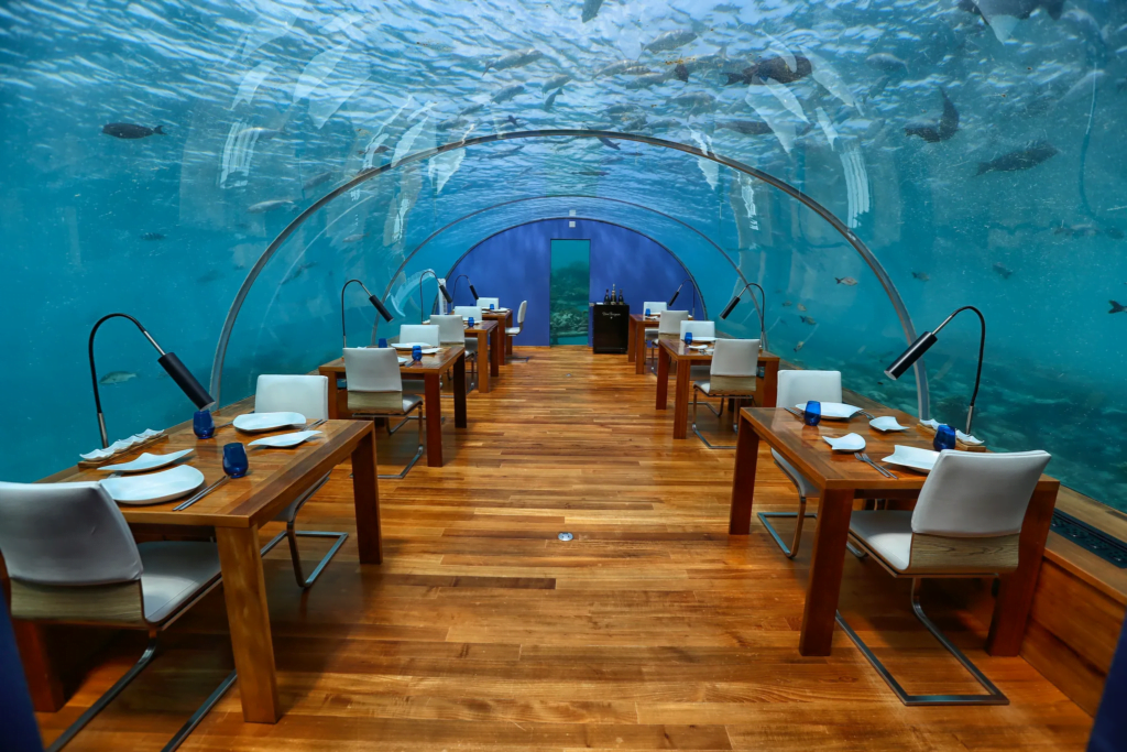 Ithaa Undersea Maldives restaurant